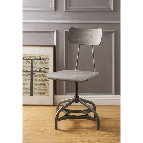 Williston Virgilina Swivel Adjustable Height Short Counter Stool